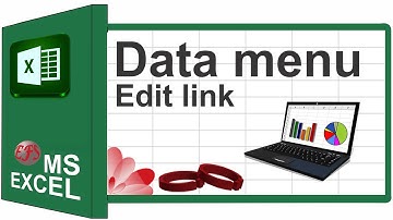 MS excel 2013 class 49 data menu edit link  Urdu/Hindi