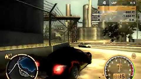 NFS Most Wanted- Blacklist 9 race #7 Lap Knockout