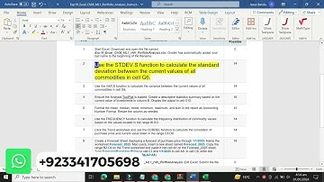 Exp19_Excel_Ch08_ML1_Portfolio_Analysis | Excel Chapter 8 Mid-Level 1 - Portfolio Analysis