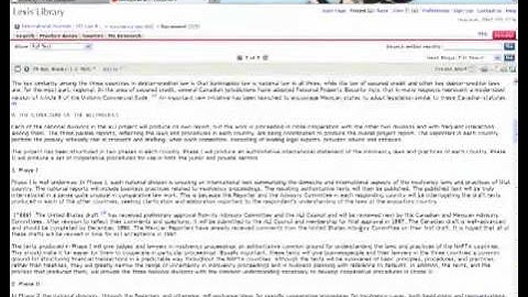 Lexis Library Journals Search