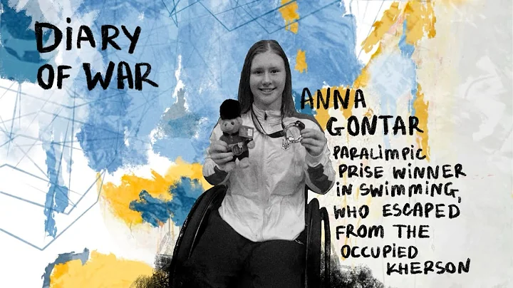 Anna Gontar  paralympic prise winner in swimming, ...