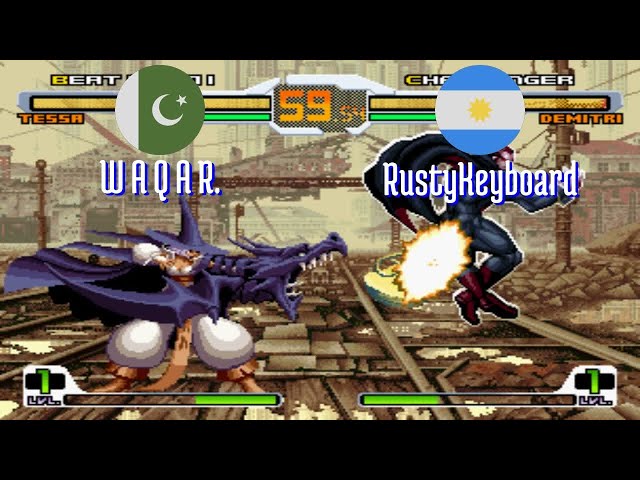 FT5 @svcsplus: W A Q A R. (PK) vs RustyKeyboard (AR) [SNK vs Capcom svc Fightcade] Apr 4 class=