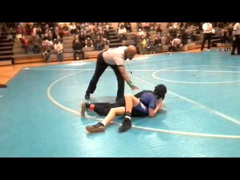 Nick Wrestling For Claggett Middle School