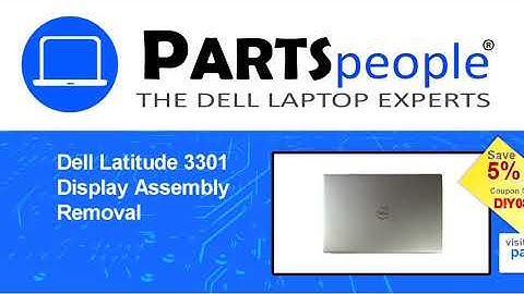 Dell Latitude 3301 (P114G001) Display Assembly How-To Video Tutorial