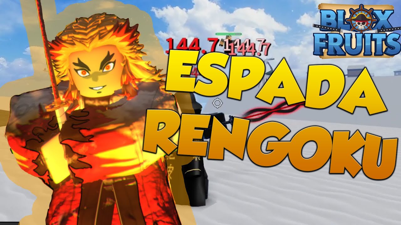 Como Pegar A Espada RENGOKU no Blox Fruits *UMA DAS MELHORES* #roblox