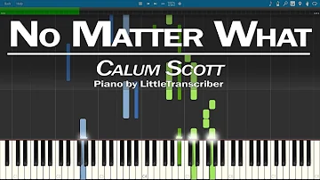 Calum Scott - No Matter What (Piano Cover) Synthesia Tutorial by LittleTranscriber