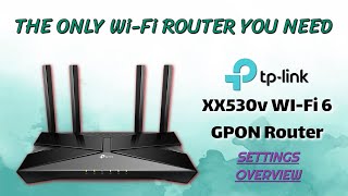 TP-Link XX530v Wi-Fi 6 GPON Router Settings Overview #fgtechstore #tplink #airtelxstream #gpon screenshot 5