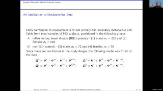 NIH Common Fund Metabolomics Consortium Final Meeting- Lightning Talks F: George Michailidis