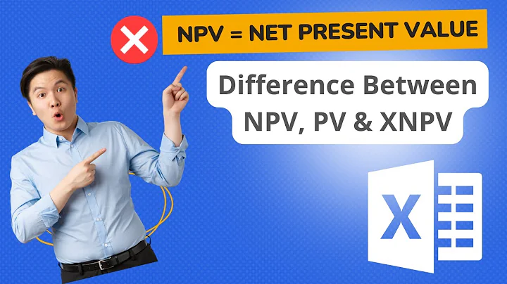CALCULATING NET PRESENT VALUES BY USING MICROSOFT EXCEL FUNCTION [PV, NPV, & XNPV]