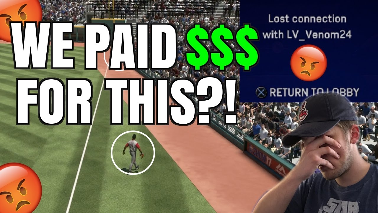 SMH!😤 FREEZING SERVERS RAGE! MLB THE SHOW 17 IS UNPLAYABLE BATTLE