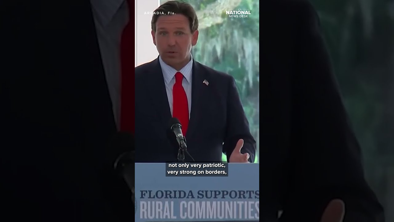 DeSantis Says Hispanic Population Wants Safe Borders No Sanctuary Cities