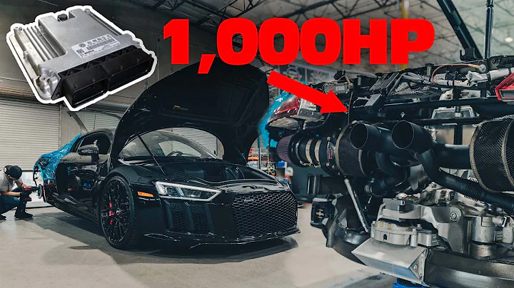 TWIN TURBO R8 MAKES 1,000WHP ON STOCK ECU??!!