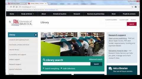 Library Skills 1 - The basics