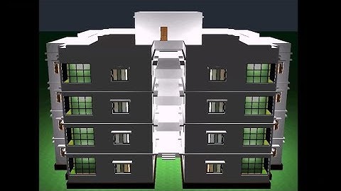 AutoCAD House Design (3D)- Part 14- Motion path animation (2021)