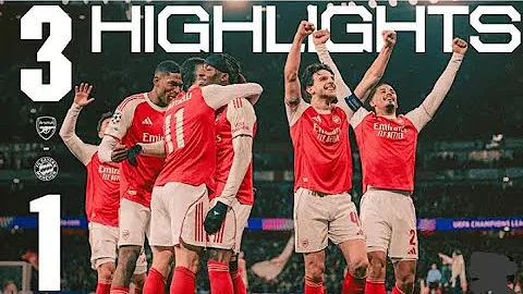 HIGHLIGHTS | Arsenal vs Bayern Munich (3-1) | Martinelli, Madueke & Timber maintain 100% UCL record