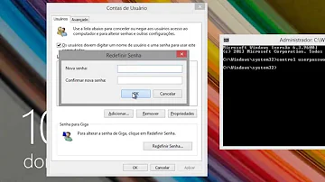 Como quebrar senha do Windows 8 pelo prompt de comando?