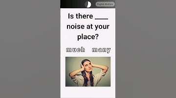 #shorts 🎧 #2 English QUIZ | Much or Many? | ⚠️A1