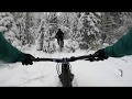 Fatbiking in the winter wonderland.