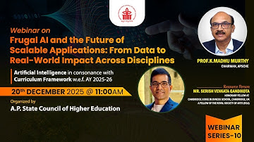 Frugal AI and the future of Scalable Applications: From Data to Real-World Impact Across Disciplines