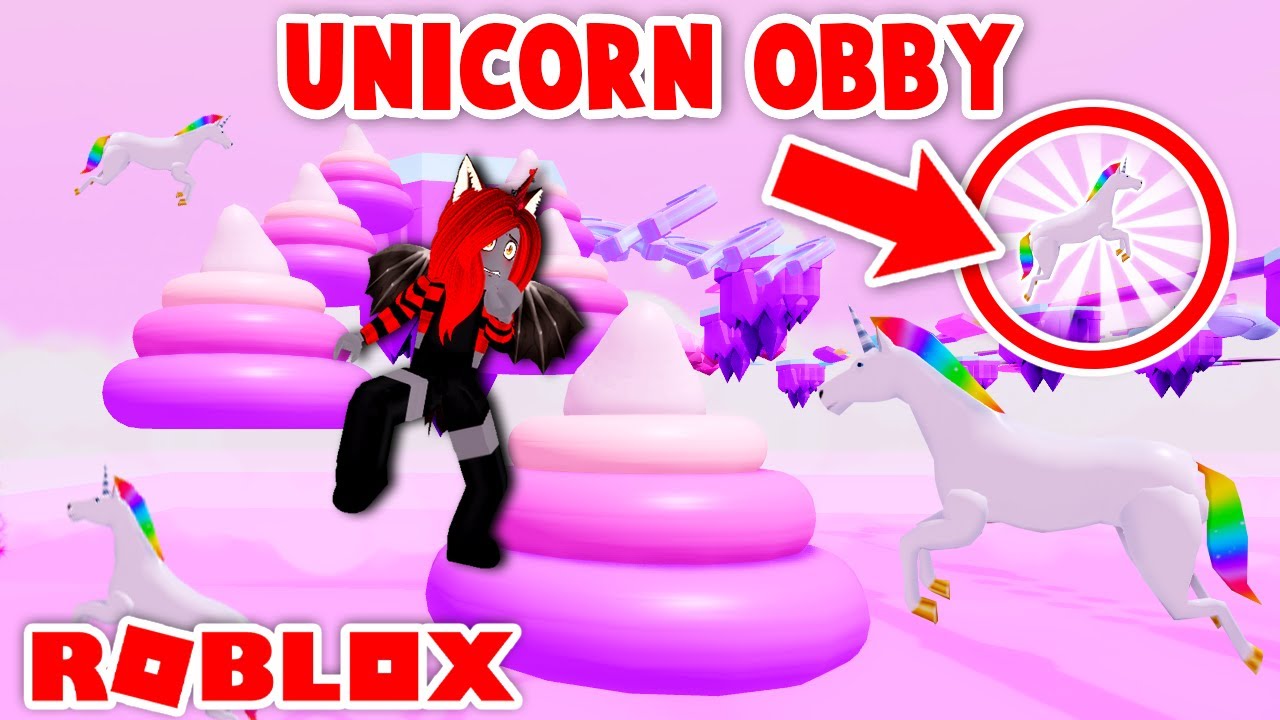 I Got Stuck In This All Pink Unicorn Obby Roblox Youtube - unicorn obby roblox