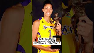 Caitlin Clark STUNS Candace Parker With CLUTCH Logo 3 — “I Got This!” 🔥#wnba  #nba  #basketball