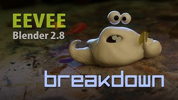 Blender 2.8 and eevee! "Japy Niu Year" Breakdown