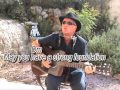 Forever Young - Bob Dylan - cover with on-screen chords & lyrics (guitar/mouth organ)