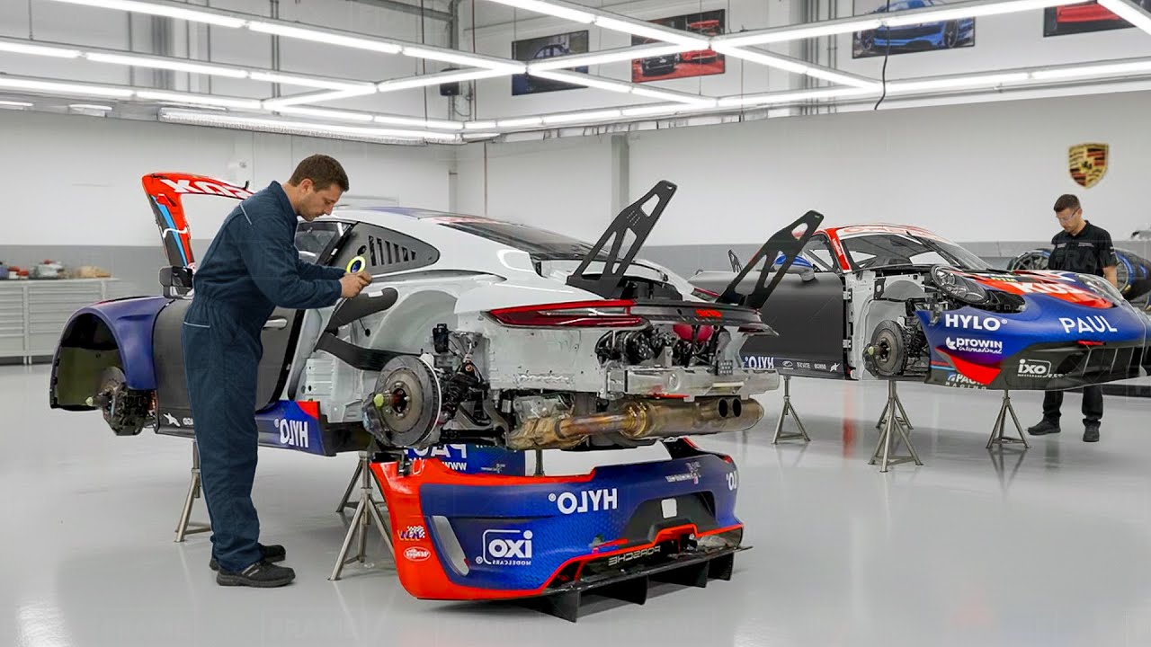 Full Restorations of Powerful 911 GT3R Porsches From Start to Finish by Professionals