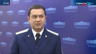 Бош Прокурор Ўринбосари, Иқтисодий Жиноятлар Билан Курашиш Департаи Раҳбари Ш.соҳибназаров