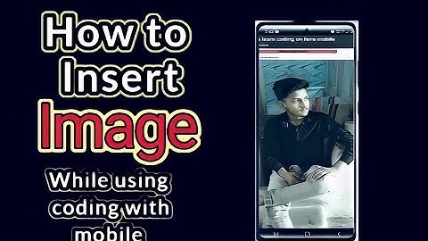 Coding With Mobile | Insert Image While Using Code With Mobile | Best Apps for Coding🔥🔥