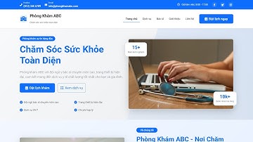 Website quản lý phòng khám đặt lịch khám bệnh quản lý bệnh nhân bác sĩ kê đơn thuốc PHP MYSQL