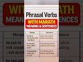 Top 10 English Phrases with Marathi Meaning| Useful Phrases for Daily Use| English Speaking Practice
