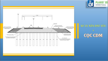 [PLAXIS 2D] - Xử lý nền đất yếu bằng cọc CDM | @NGUYENQUOCTOI