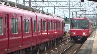 【名鉄河和線】6500系6523編成　普通金山行き　富貴発車&6800系6825編成　普通内海行き　富貴到着