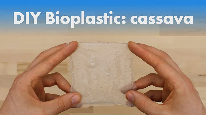 Homemade Bioplastic: cassava starch recipe