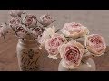 【バラの製作編】クレイでバラのリースを作る DIY  Clay rose wreathe