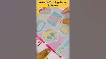Turn Regular Paper Into Tracing Paper – Genius DIY Hack! #shortvideo  #stationery #fruity