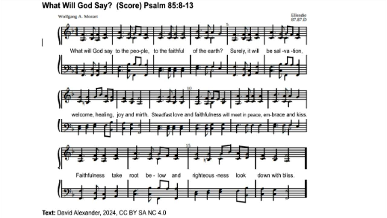 What Will God Say Score Psalm 85 8 13 YouTube what-will-god-say-score-psalm-85-8-13-youtube