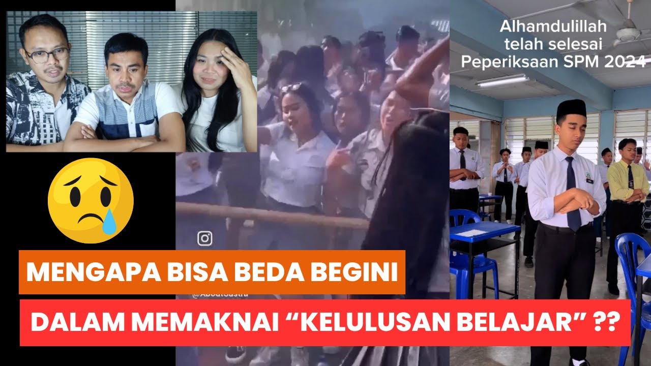 PERBEDAAN SELEBRASI KELULUSAN PELAJAR INDONESIA DAN NEGARA TETANGGA !!