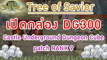 [TOS] Tree of Savior - Open  DG 300 Cube (Patch Rank 9) - Castle Underground Dungeon Cube