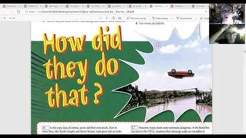 Sasha Solutions pre-inter unit 4F