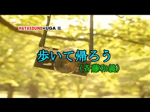 歩いて帰ろう 斉藤和義 スタンダードカラオケ(リアル風演奏)