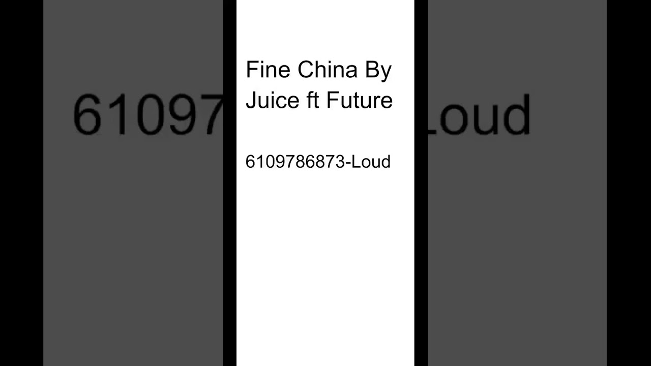 Fine China Juice Wrld Roblox Id Working December 2020 Youtube - fine china roblox id code