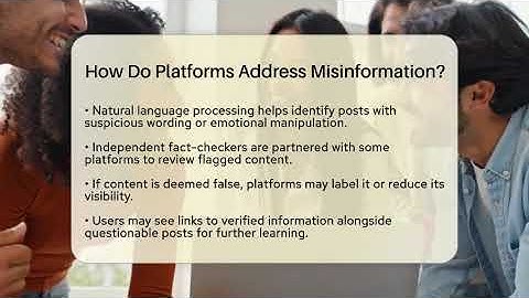 How Do Platforms Address Misinformation? - Everyday-Networking