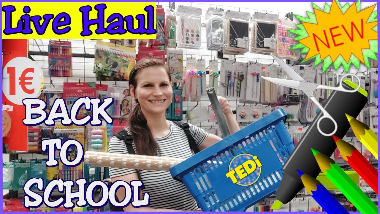TEDI LIVE SHOPPING ✏️ Back to School