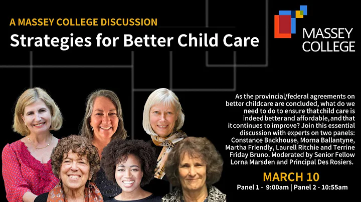 Strategies for Better Child Care. Panel 1: The Big...