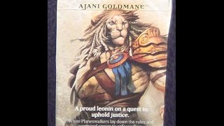 Magic The Gathering Ajani Goldmane Card Deck Opening MTG