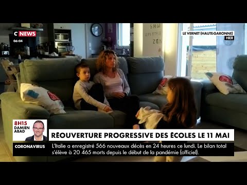 Déconfinement: la réouverture progressive des écoles le 11 mai pose question Déconfinement: la réouverture progressive des écoles le 11 mai pose question