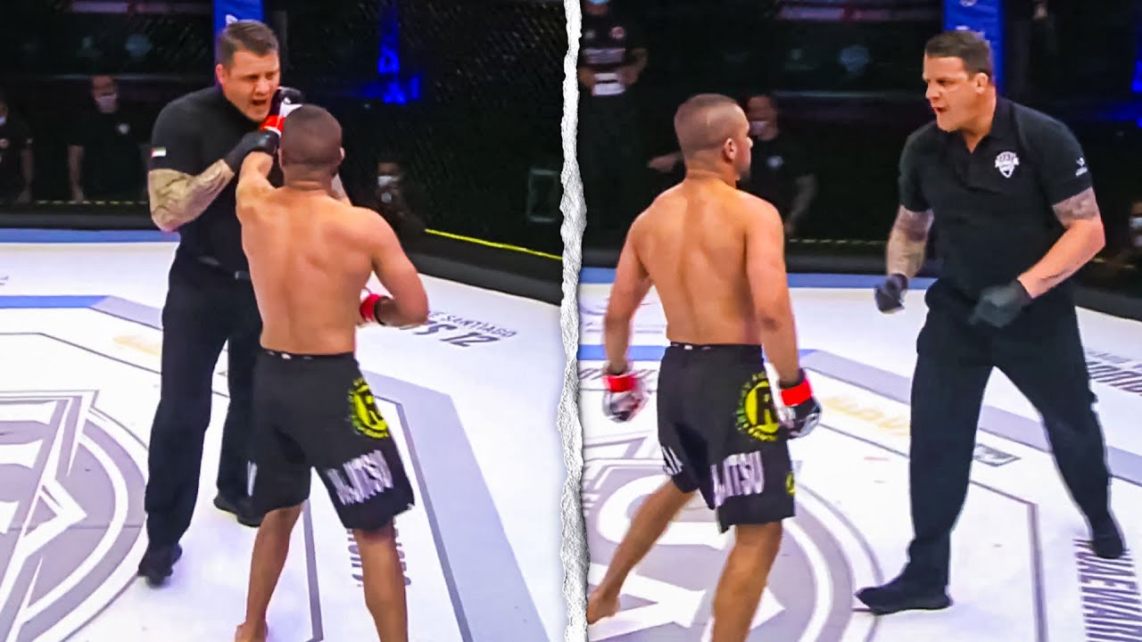 When MMA Fighters Tried Fighting Referees