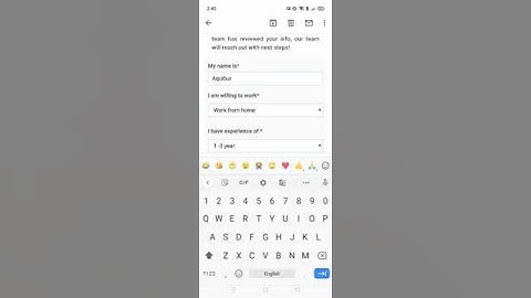 Fill job applications using AMP emails